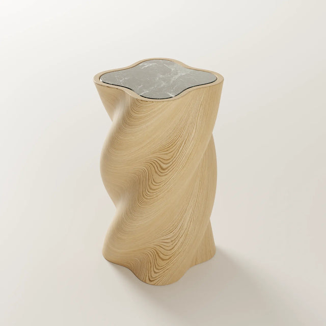 fUUUsillo Side Table Wood By Alireza Sadeh and Isabella Burgio - Akireh