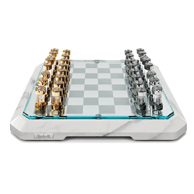 Chess Stratego Game Board White - Akireh