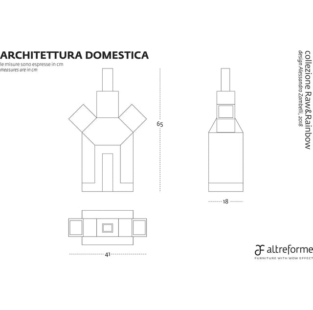 Sculpture Architettura Domestica by Alessandro Zambelli - Akireh
