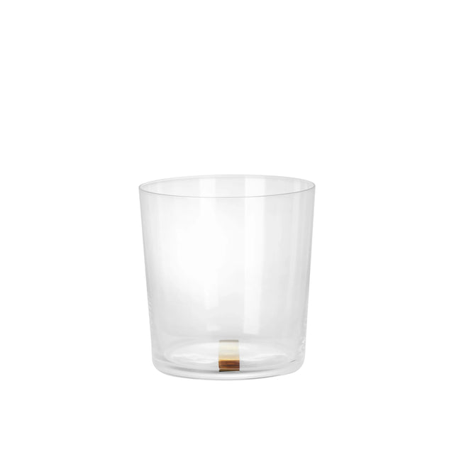 6 Pieces Tall Glasses Set with Gold Stripe - Akireh
