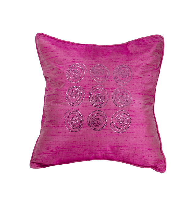 Fuchsia Sasha cushion cover - Akireh