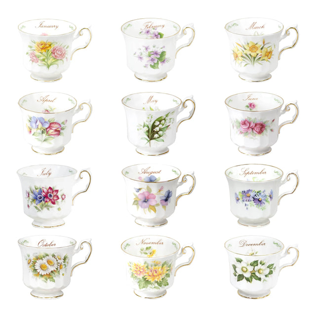 Monthly Flowers Teacups - Akireh