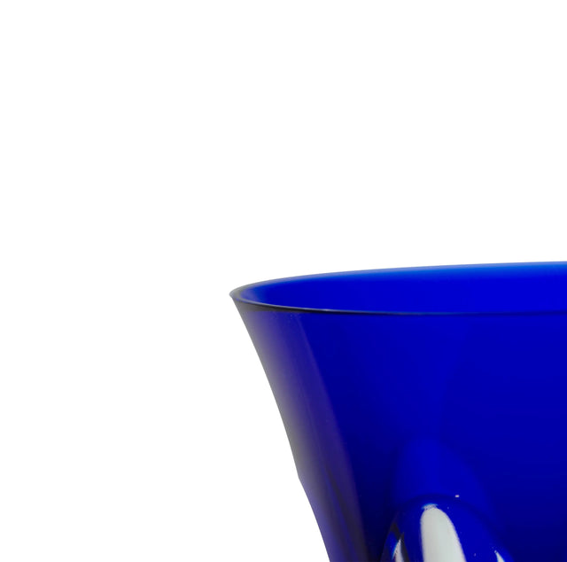 Blue Crystal Wine Glasses - Akireh