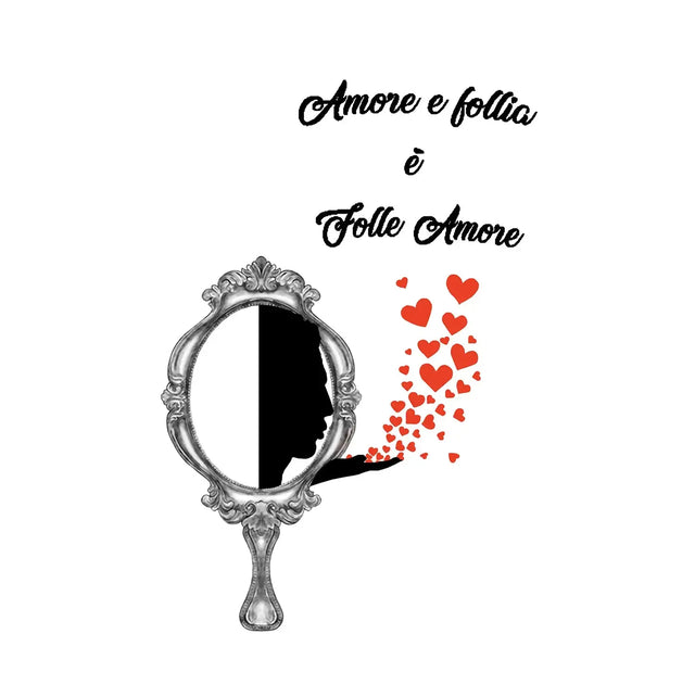 Amore e Follia, è Folle Amore Set of 2 Plates - Akireh