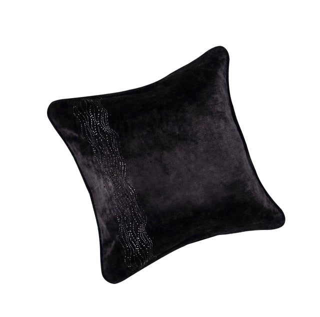 Black Cascade cushion cover - Akireh