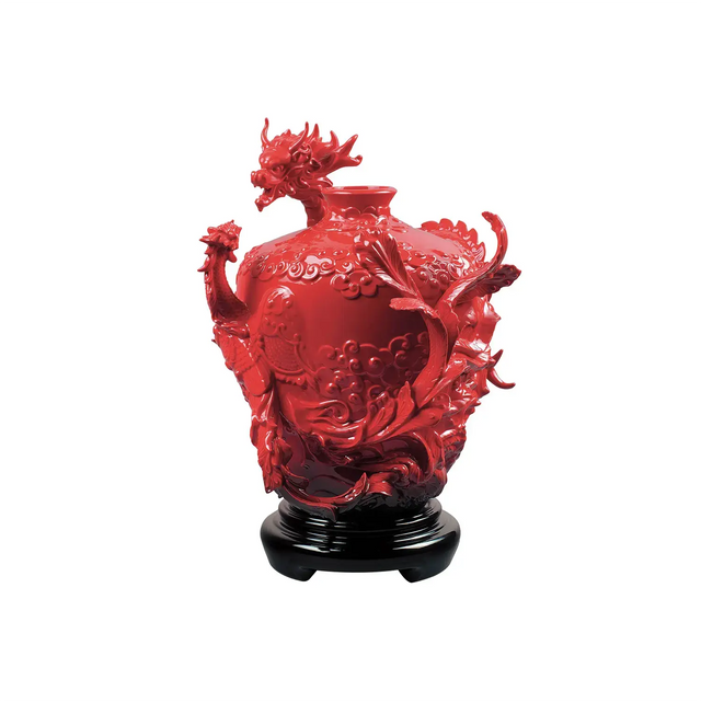 Dragon and Phoenix Vase - Akireh
