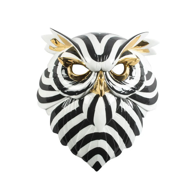 Owl Mask Black and Gold - Akireh