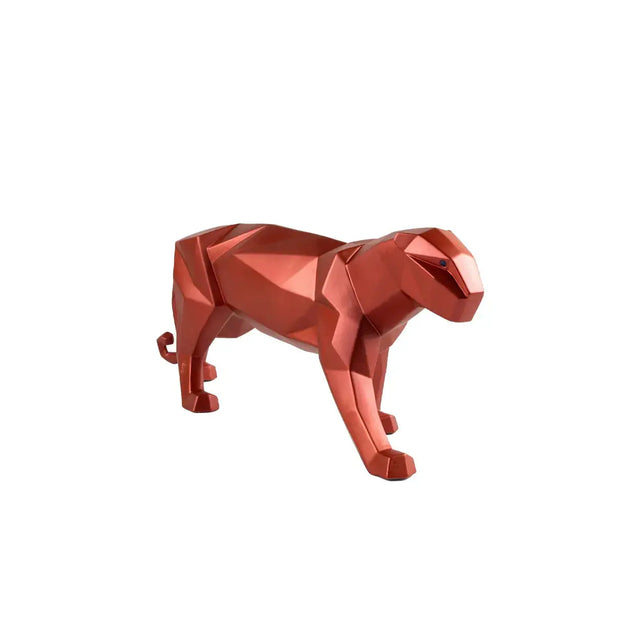 Sculpture Red Panther - Akireh