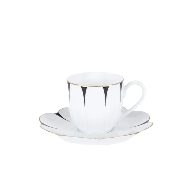 Coffee Cups with Saucers Drops - Akireh