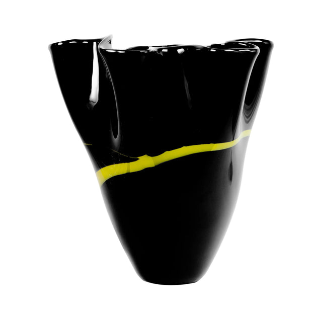 Black Murano Glass Vase - Akireh